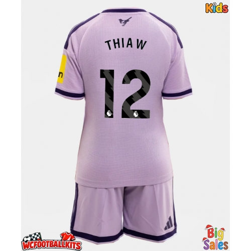 Newcastle United Malick Thiaw #12 Replica Third Stadium Kit for Kids 2026-27 Short Sleeve (+ pants)